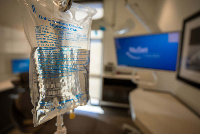 ivsedation pouch in nuset procedure room
